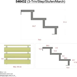 Clearance Plus TRAPPEVANGE 30 X 510 MM