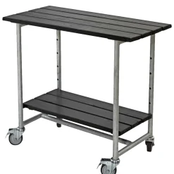 Sale Plus URBAN SERVERINGSVOGN SORT NÅLETRÆ / STÅL