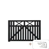 Clearance Plus VINESSE LÅGE FUNGICIDBEHANDLET OG GRUNDMALET SORT 150 X 98 CM