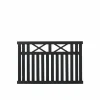 New Plus VINESSE TRÆHEGN FUNGICIDBEHANDLET OG GRUNDMALET SORT 150 X 96 CM