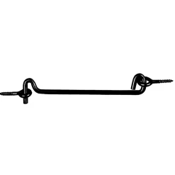 Best PN beslag STORMKROG 155 MM SORT 1 STK