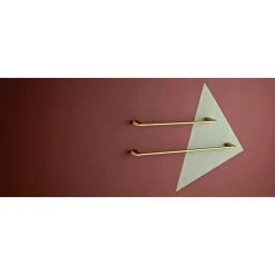 New Pressalit STYLE HÅNDKLÆDESTANG BØRSTET MESSING 81 CM