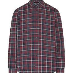 Online ProActive CLASSIC FIT SKJORTE 3XL RØD/GRÅ