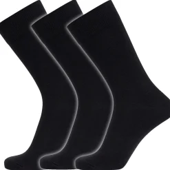 Hot ProActive SPORT 451-75-09, 3-PAK STRØMPE SORT 40-46
