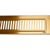 Clearance Purus 800 MM RIB, MESSING AFLØBSRIST 92.50 X 800 MM