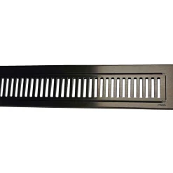 Purus 800 MM RIB, SORT AFLØBSRIST 92.50 X 800 MM