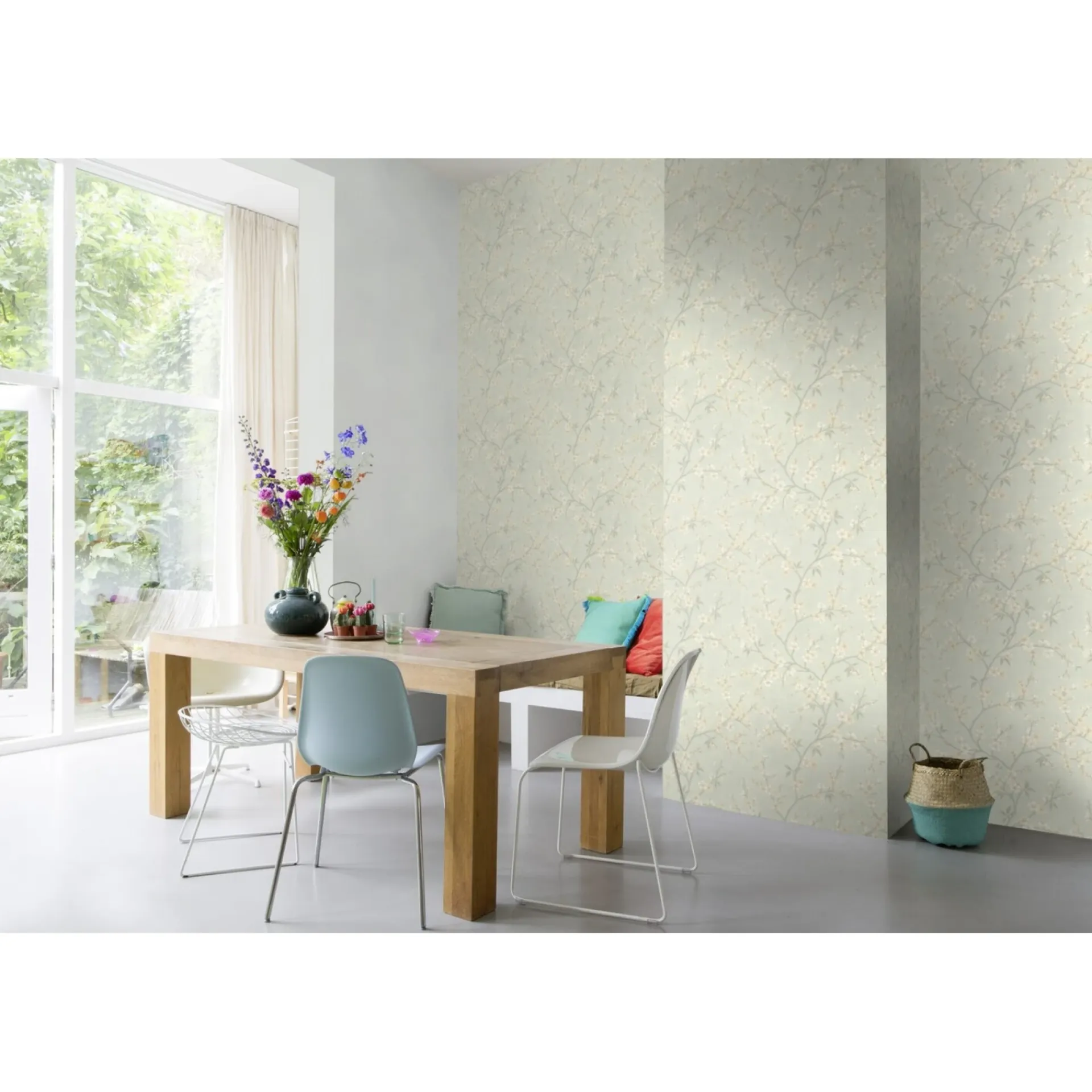 Discount Rasch STUDIO 2027 RANKER OG BLOMSTER TAPET 0,53X10 M