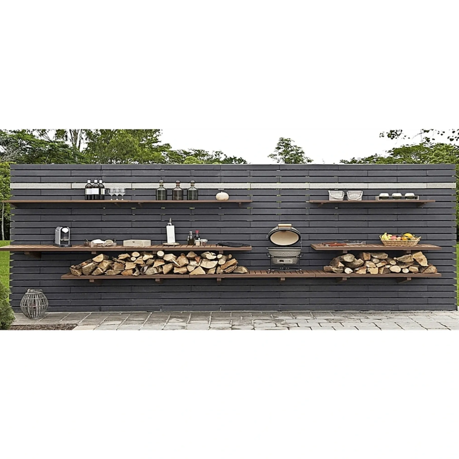 Outlet RBR NORDIC-WALL NORMALSTEN STØTTEMUR 12 X 30 X 60 CM GRÅ
