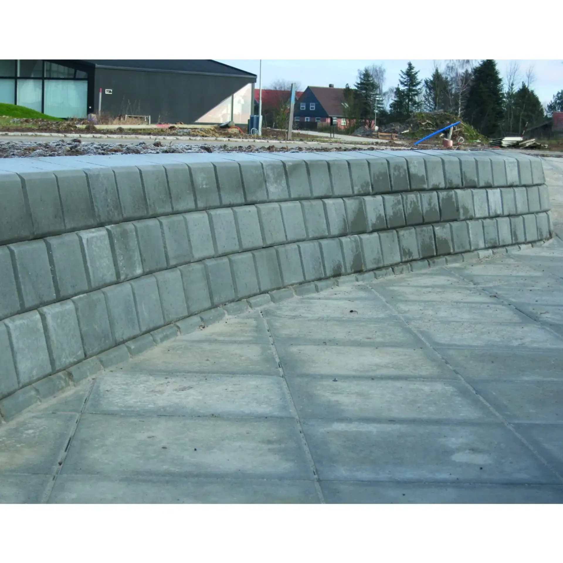 Hot RBR ROYAL STØTTEMUR 18.80 X 30 X 25 CM GRÅ