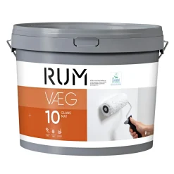 Hot Rum 10 VÆGMALING 9 L HVID