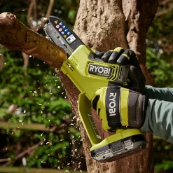 Outlet Ryobi GRENSAV AKKU 15 CM UDEN BATTERI OG LADER