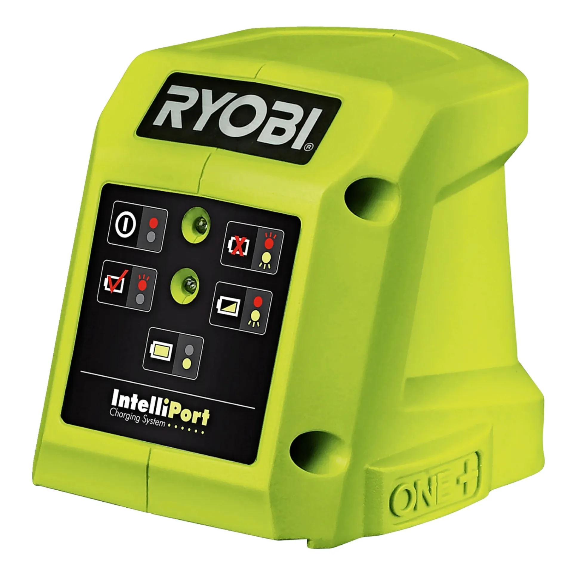 Best Ryobi ONE+ R18PD2-220S BORE-/SKRUEMASKINE MED SLAG AKKU MED BATTERI OG LADER