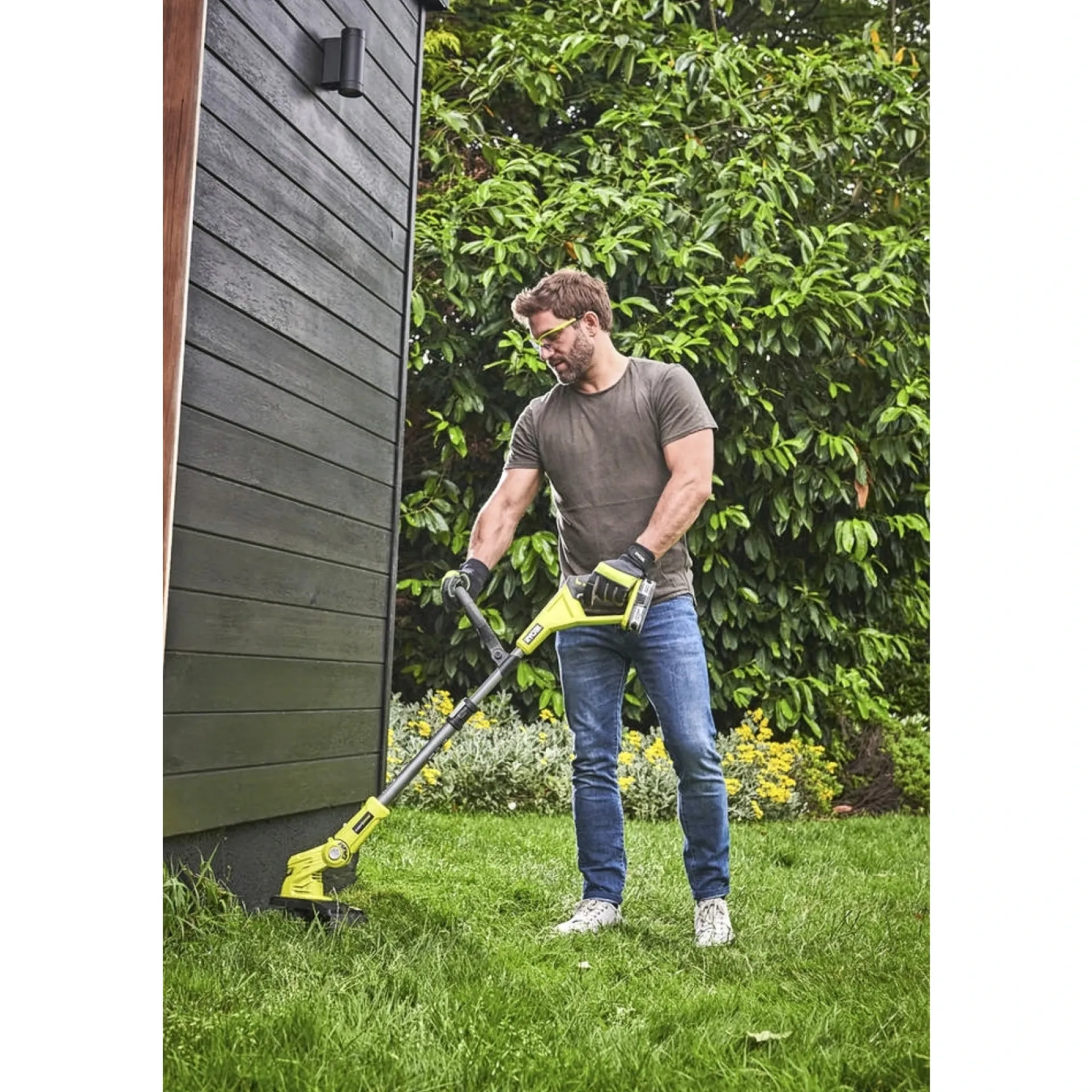 Online Ryobi ONE+ RY18LT18HTA-120 GRÆSTRIMMER/HÆKKEKLIPPER/BATTERISÆT