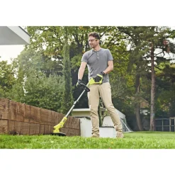 Hot Ryobi PLÆNEKLIPPER/ - TRIMMER AKKU 18V UDEN BATTERI OG LADER