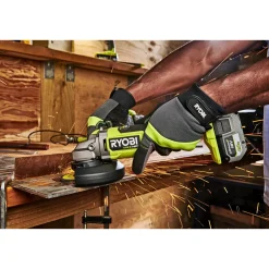 Hot Ryobi RAG18X125-0 VINKELSLIBER AKKU 18V UDEN BATTERI OG LADER