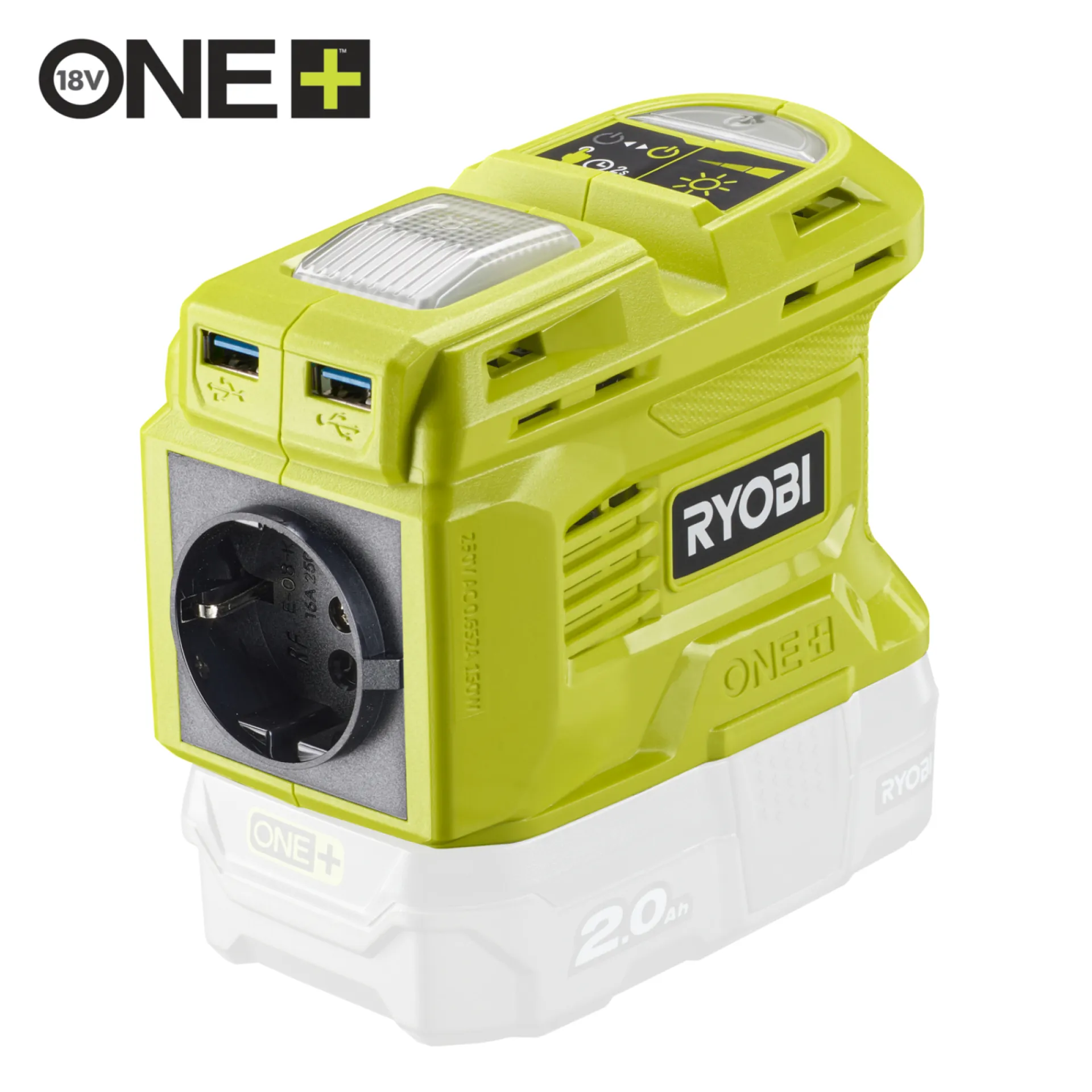 Clearance Ryobi RY18BI150B BATTERI INVERTER 18V - 1 STK