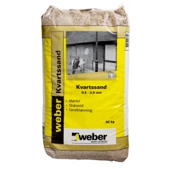 Hot Saint-Gobain Weber OVNTØRRET SAND 20 KG 0,5-2 MM