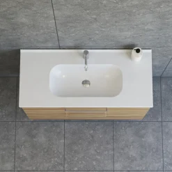 Outlet Scanbad DELTA KARAT BADMØBEL VARM EG 2 SKUFFER 101 CM