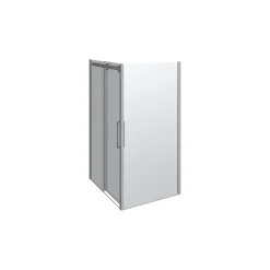 Sale Scanbad DELUXE SKYDEDØR KROM/KLAR 120 X 200 X 100 CM