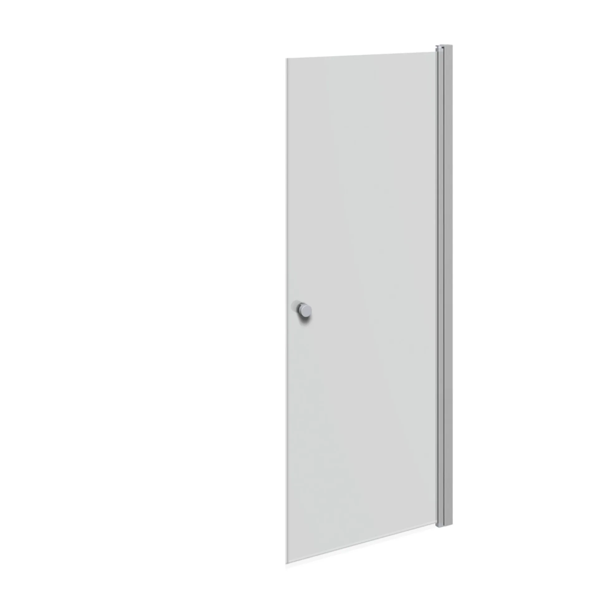 Hot Scanbad FLEXI MAT ALU PROFIL, 1 STK. BRUSEDØR 79 CM FROSTET GLAS