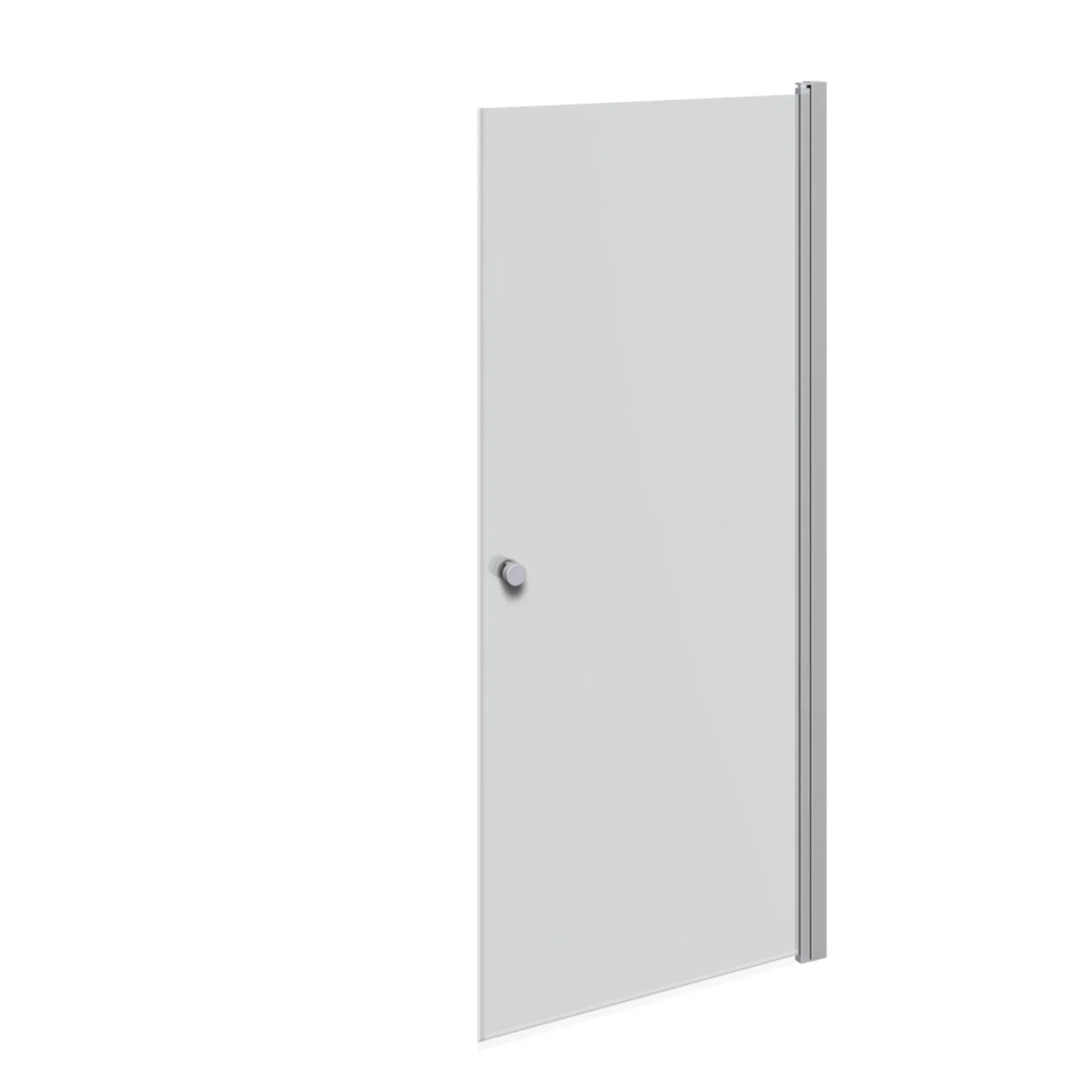 Sale Scanbad FLEXI MAT ALU PROFIL, 1 STK. BRUSEDØR 89 CM FROSTET GLAS