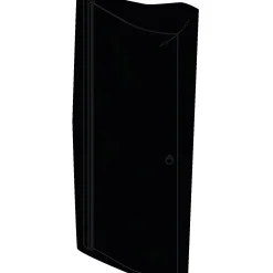 New Scanbad FLEXI MAT ALU PROFIL, 1 STK. BRUSEDØR 74 CM KLART GLAS