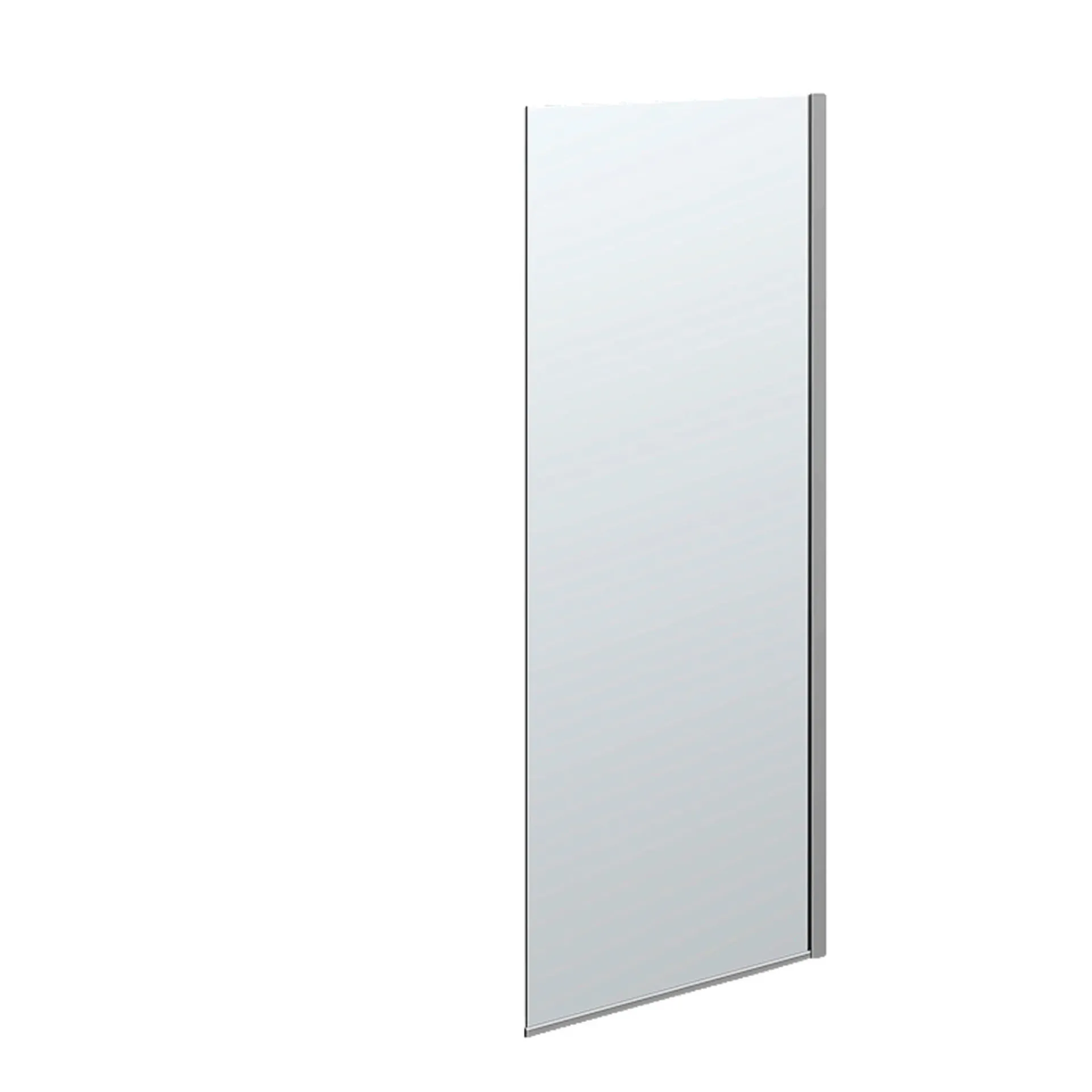 Clearance Scanbad FLEXI MAT ALU PROFIL, 1 STK. FAST BRUSEVÆG KLAR GLAS 79 CM