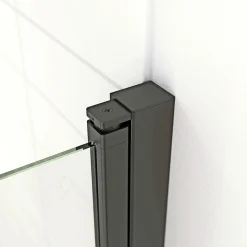 Sale Scanbad FLEXI SORT PROFIL, 1 STK. FOLDEDØR KLAR GLAS 89 CM