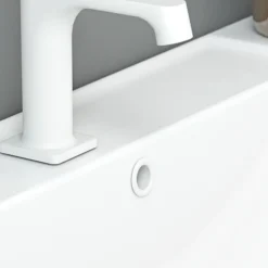 Hot Scanbad MAT HVID Ø 30 MM OVERLØBSROSET