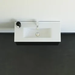 Clearance Scanbad MULTO AMBER BADMØBEL SORT 1 LÅGE 81 CM