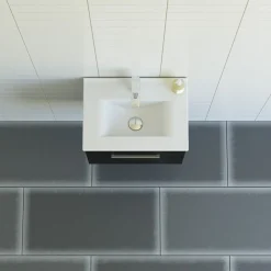 Clearance Scanbad MULTO AMBER BADMØBEL SORT 1 LÅGE 51 CM