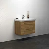 Hot Scanbad MULTO LOTTO XL BADMØBEL VARM EG MED METALSKUFFER 85 CM