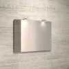 New Scanbad MULTO SPEJL M/ LYS MED LYSSTYRING 120 X 80 CM