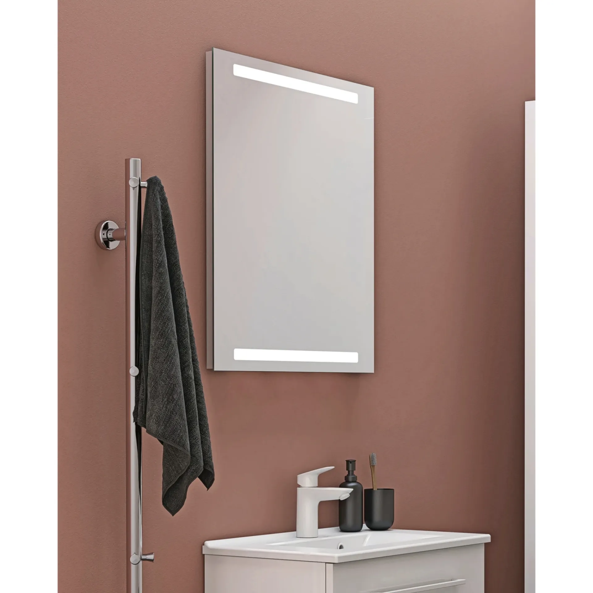 Discount Scanbad MULTO+ SPEJL UDEN LYSSTYRING 70 X 50 CM SPEJLGLAS