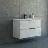 Scanbad NOW GLAT BADMØBEL MAT SAND 2 SKUFFER 100,2 CM