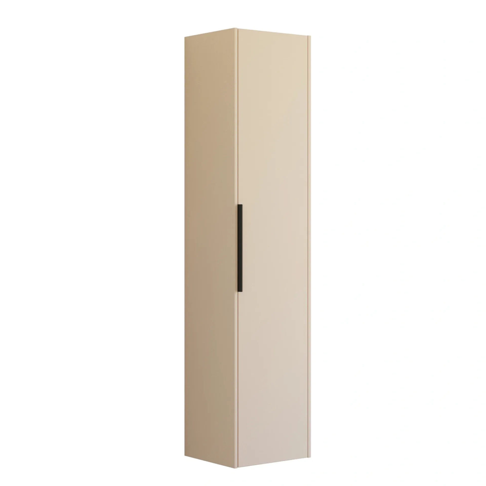 Discount Scanbad NOW GLAT HØJSKAB HØJREHÆNGT MAT SAND 40 X 176 CM