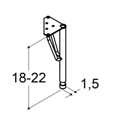 Best Scanbad PLAY STØTTEBEN MESSING 1,5 CM