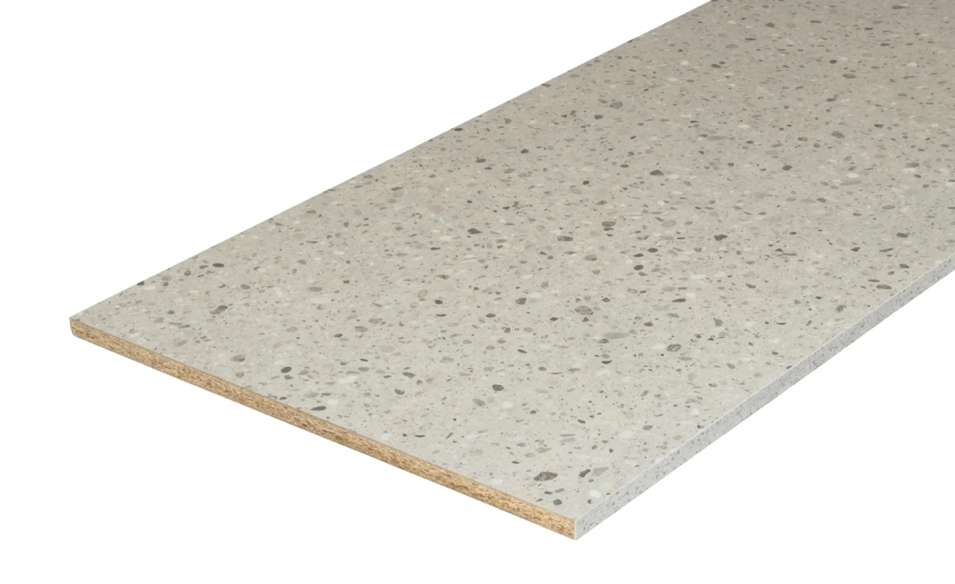 Hot Scandiwood BORDPLADE GRÅ TERRAZZO 635 X 3020 X 23 MM
