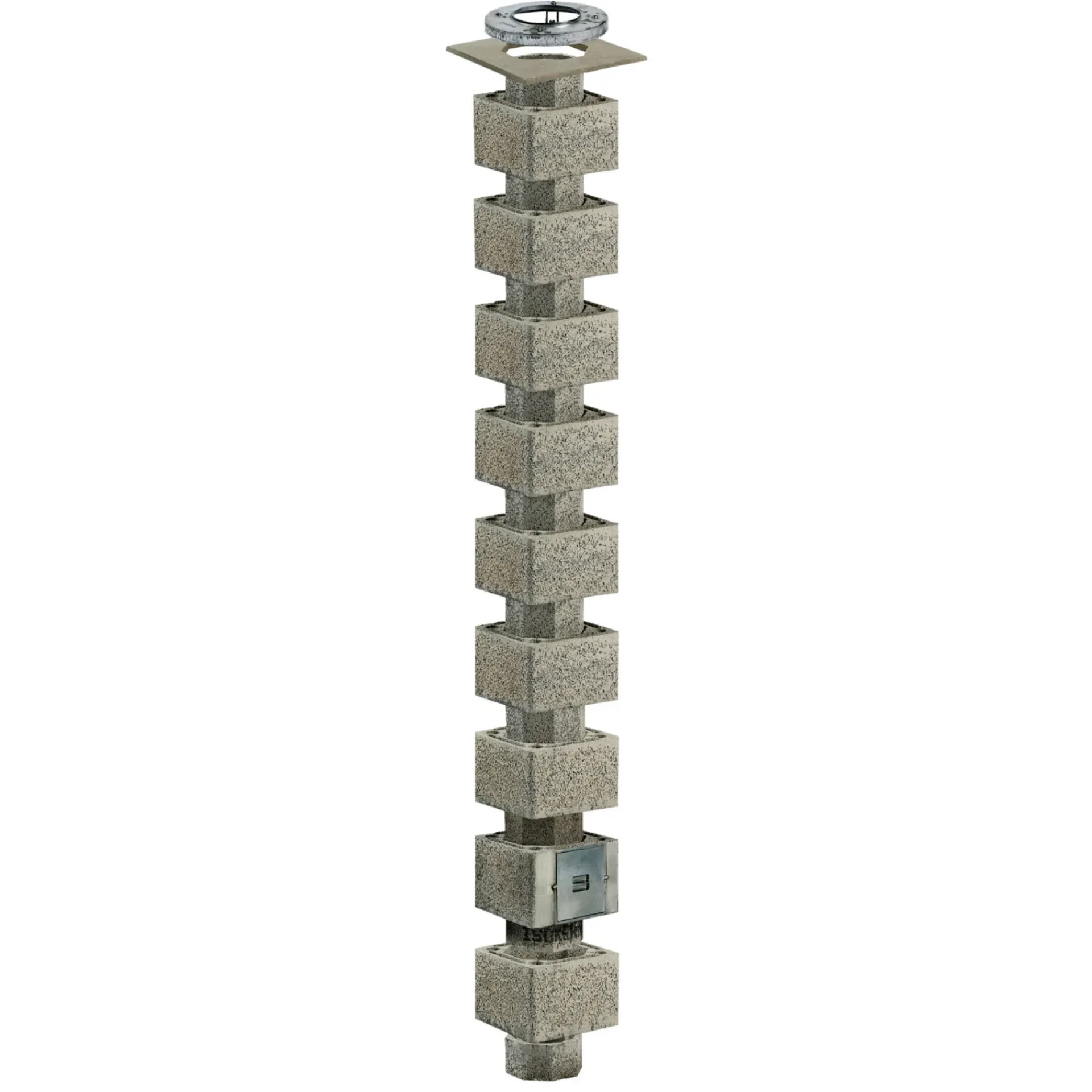 Best Schiedel Isokern DOBBELTMODUL SKORSTEN 450 X 44 X 44 CM Ø160 MM
