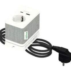 Hot Schneider Electric INS44050 STIKKONTAKT HVID/GRÅ 0