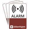 Sale SikkertHjem 3-PAK ALARMMÆRKATER