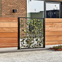 Best Skagen SYSTEMHEGN ESPALIER HEGNSMODUL SORT STÅL 86.50 X 92 X 0.60 X 0.60 CM