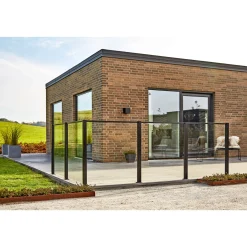 Outlet Skagen SYSTEMHEGN HEGNSMODUL KLAR GLAS 86.80 X 92 X 0.60 X 0.60 CM