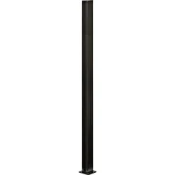 Best Skagen SYSTEMHEGN STOLPE SORT ALUMINIUM 5 X 95 X 5 X 5 CM