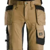 New Snickers Workwear 6141 SHORTS 50 BRUN/SORT