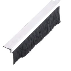 Hot Svalk F-FORM BØRSTETÆTNINGSLISTE 3 METER SORT/SØLV