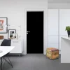 Clearance Swedoor ADVANCE-LINE STABLE SORT GLAT MASSIV DØR SORT 9X21