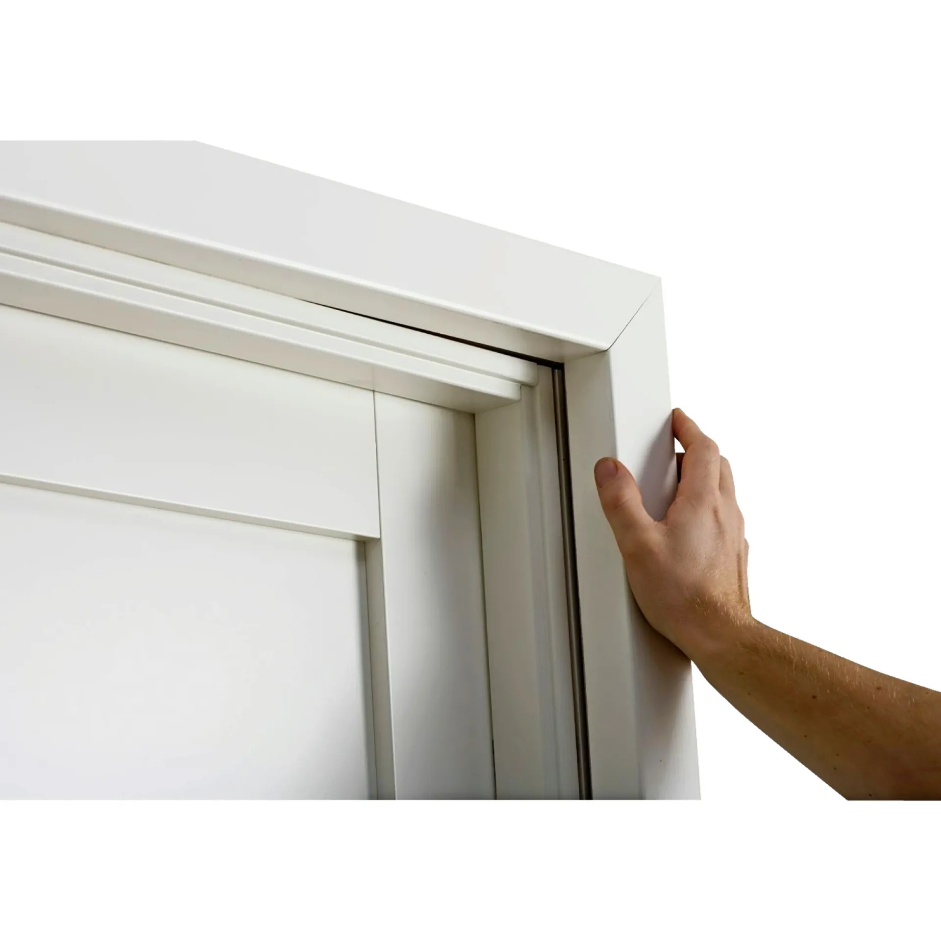 Discount Swedoor ADVANCE-LINE U/BUND +KARM HVID 128 MM 8X21
