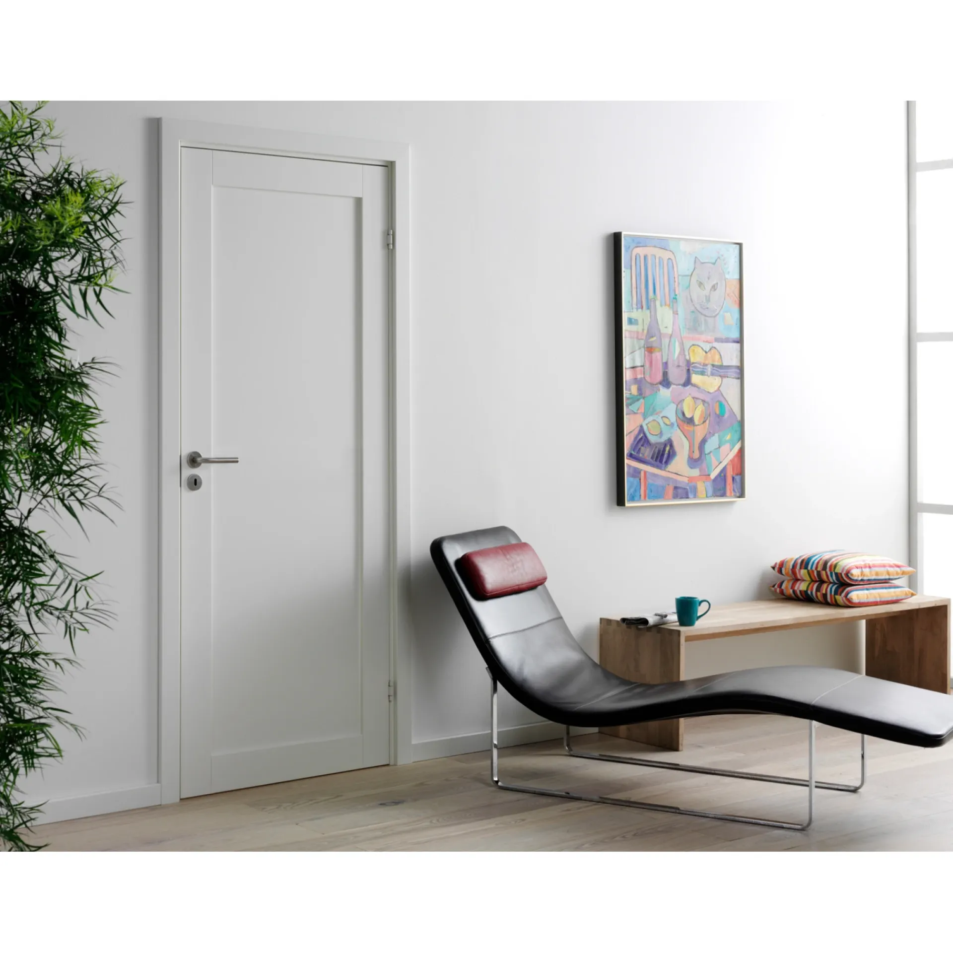 New Swedoor ADVANCE-LINE UNIQUE 01L FORMPRESSET MASSIV DØR 9X21