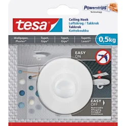 New Tesa DET SMARTE OPHÆNGNINGSSYSTEM KROG 0,5 KG TAPET OG MALEDE OVERFLADER 1 STK
